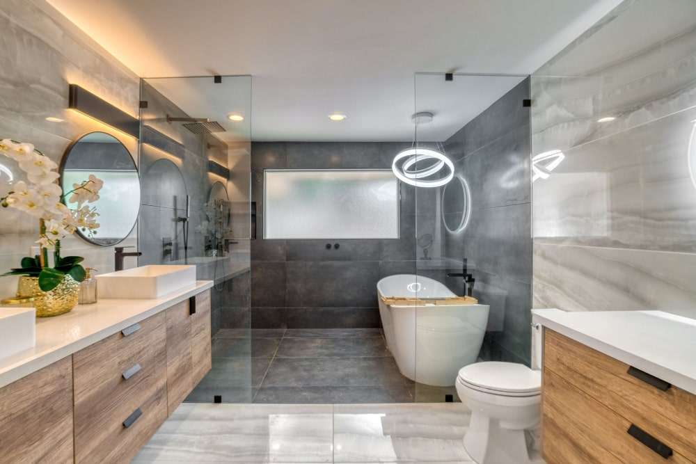 newly renovated bathroom 