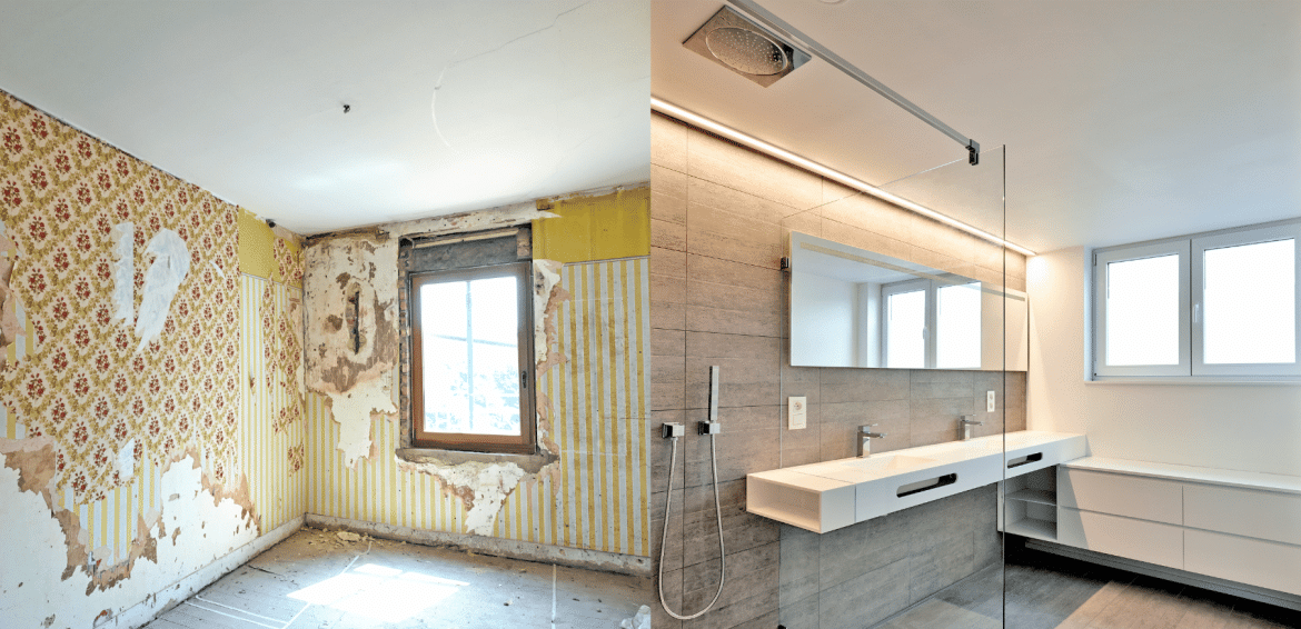 before and after home reno